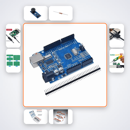 MIDI Velocity Drum Controller Kit with Arduino Uno - Compoden
