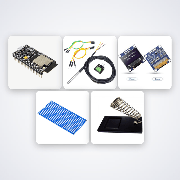 Modbus TCP Industrial Gateway Kit with ESP32 + LED - Compoden