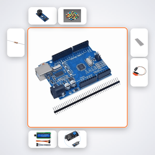 Morse Code Buzzer Trainer Kit with Arduino Uno - Compoden
