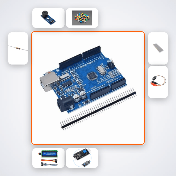 Morse Code Buzzer Trainer Kit with Arduino Uno - Compoden