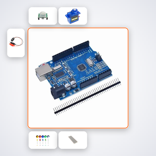 Motion-Activated Barrier Gate Kit with Arduino Uno & Servo