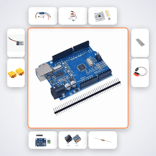 Motor Field Weakening Demo Kit with Arduino Uno + Motor - Compoden