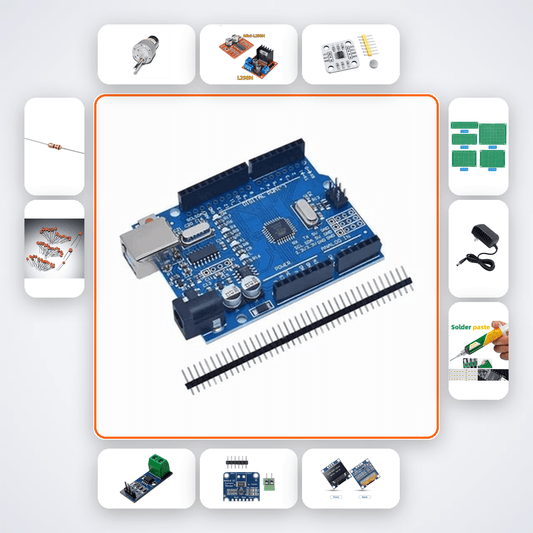 Motor Impedance Control Loop Kit with Arduino Uno + Motor - Compoden