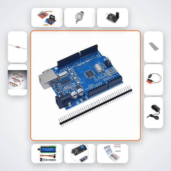 Motor PID Speed Controller Kit with Arduino Uno + Motor - Compoden