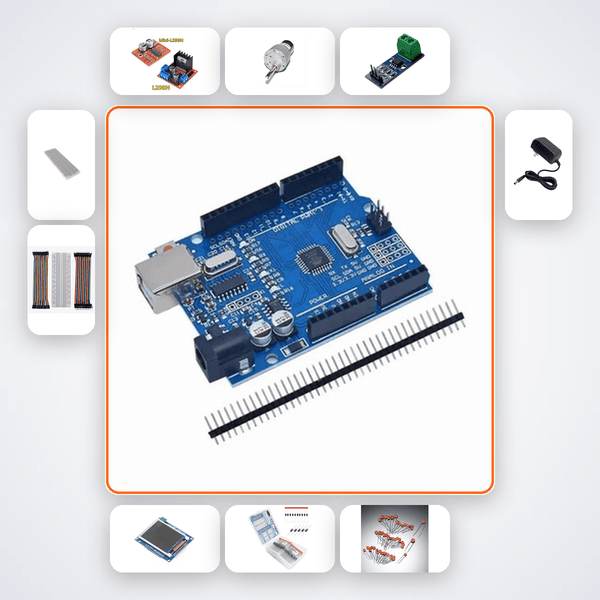 Motor Stall Detection System Kit with Arduino Uno + Motor - Compoden