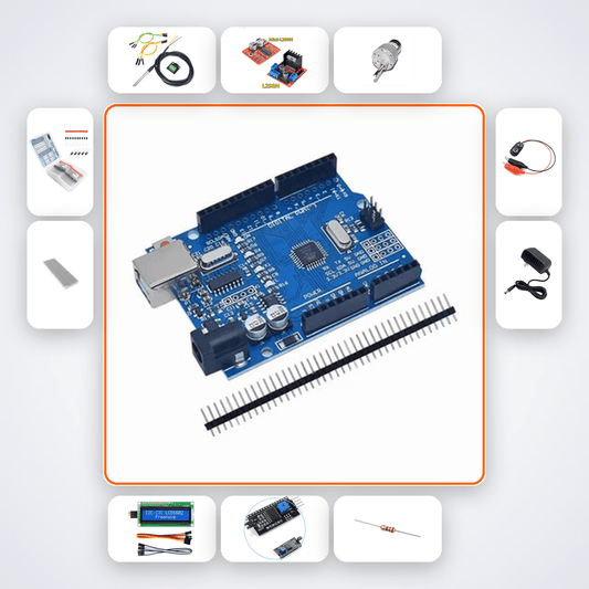Motor Temperature Guard Kit with Arduino Uno + Motor - Compoden