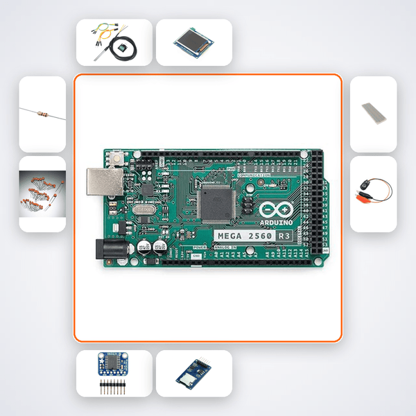 Multi-Room Temperature System Kit with Arduino Mega - Compoden