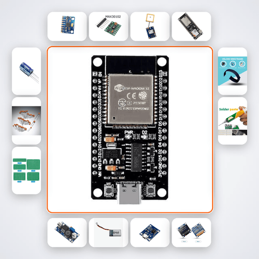 Multi-Sensor Fusion Fall Detection Wearable Kit with ESP32 + MPU6050 - Compoden
