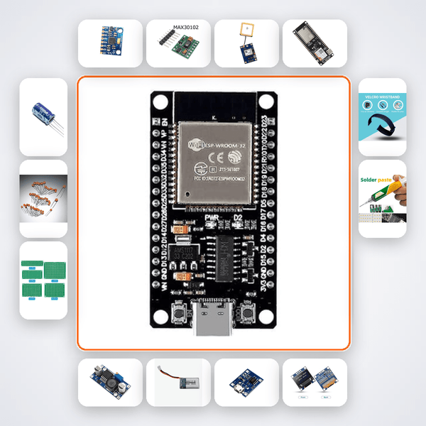 Multi-Sensor Fusion Fall Detection Wearable Kit with ESP32 + MPU6050 - Compoden