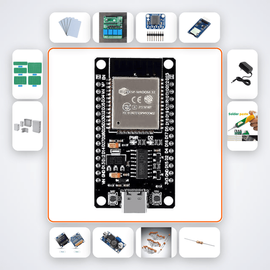Multi-Tenant Apartment Access System Kit with ESP32 + Relay - Compoden