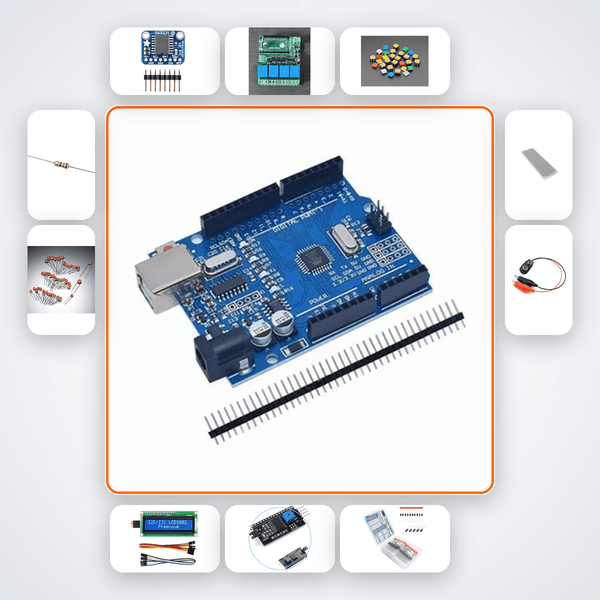 Multi-Zone Relay Scene Switcher Kit with Arduino Uno + Relay - Compoden