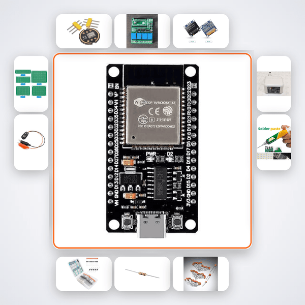 Multilingual Keyword Appliance Controller Kit with ESP32 + Relay - Compoden