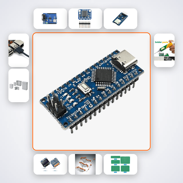 Nano CAN Bus Sniffer Kit with Arduino Nano + LED - Compoden