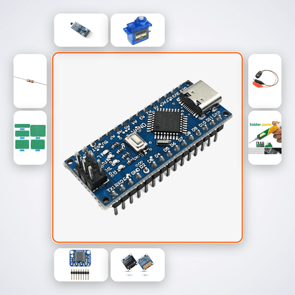 Nano Pendulum Clock Escapement Kit with Arduino Nano + Sensor - Compoden