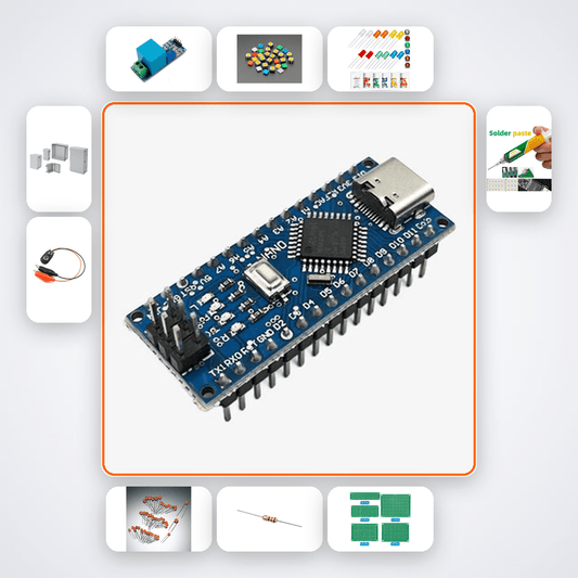 Nano Wireless MIDI Foot Pedal Kit with Arduino Nano + NRF24 - Compoden
