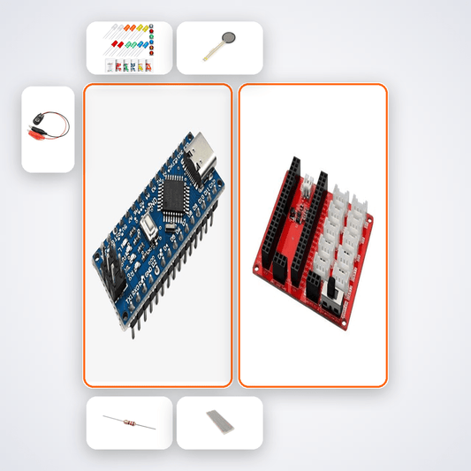 Network Cable Continuity Tester Kit with Arduino Nano + LED - Compoden
