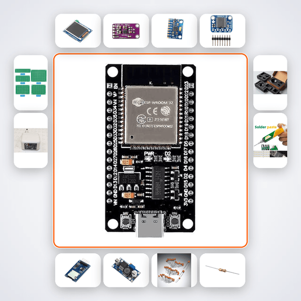 Neural Style Transfer Digital Canvas Variant 9 Kit with ESP32 + MPU6050 - Compoden