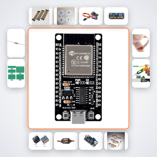 Neuroprosthetic Hand EMG Controller Kit with ESP32 + Servo - Compoden