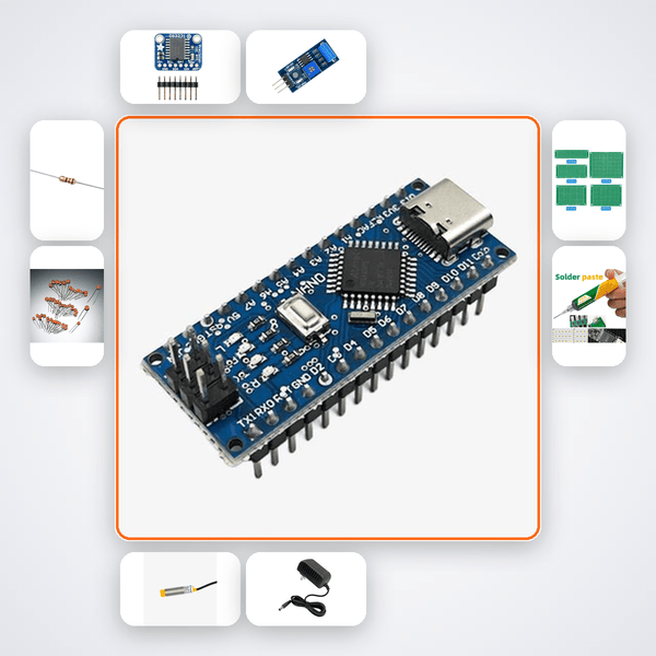 Nixie Tube Clock Driver Kit with Arduino Nano - Compoden