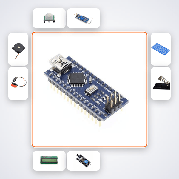 Office Occupancy Tracker Kit with Arduino Nano + NRF24 - Compoden