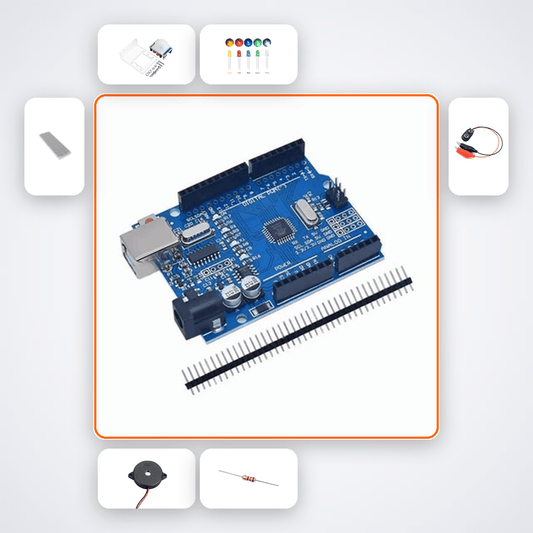 Office Occupancy Tracker Kit with Arduino Uno + LED - Compoden
