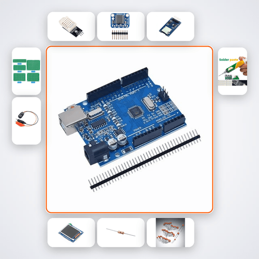 OHLC Sensor Candlestick Chart Kit with Arduino Uno + DHT22 - Compoden