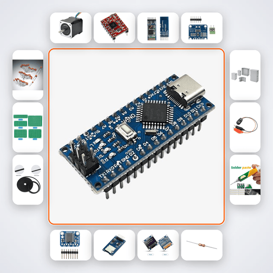 Open Insulin Pump Controller Kit with Arduino Nano + Stepper Motor - Compoden