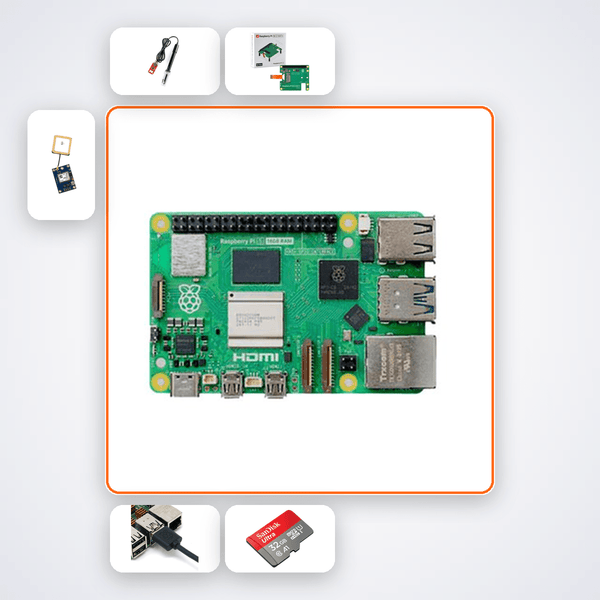 Open RAN Software Radio Base Station Kit with Raspberry Pi 5 - Compoden