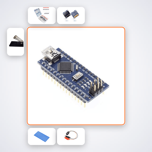 Oscilloscope BNC Probe Adapter Kit with Arduino Nano + LED - Compoden