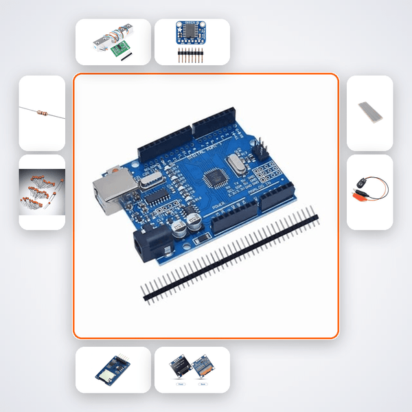 Osmotic Pressure vs Concentration Kit with Arduino Uno + LED - Compoden