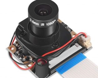OV5647 5MP 1080P IR-Cut Camera for Raspberry Pi 3/4 with Automatic Day Night Mode - Compoden