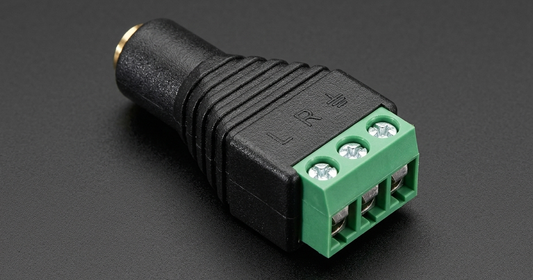 3.5mm TRS Audio Jack – Stereo Socket for Audio Electronics Projects
