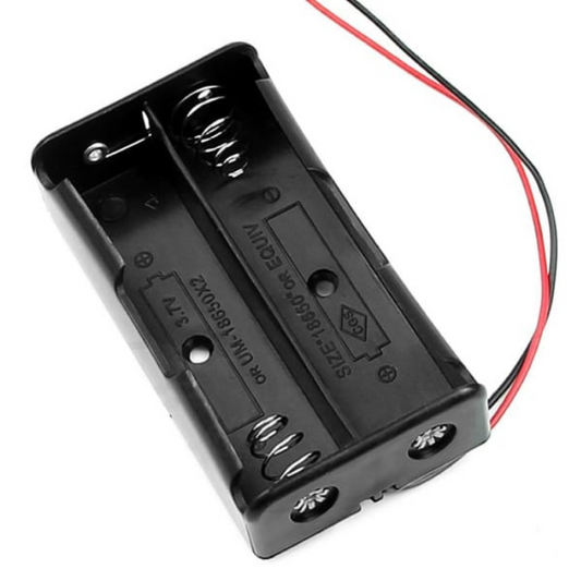 18650 2-Cell Battery Holder for DIY Electronics & Arduino Projects