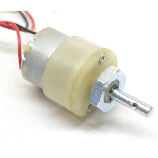 DC Geared Motor 12V 60RPM – High Torque for Robotics & Automation