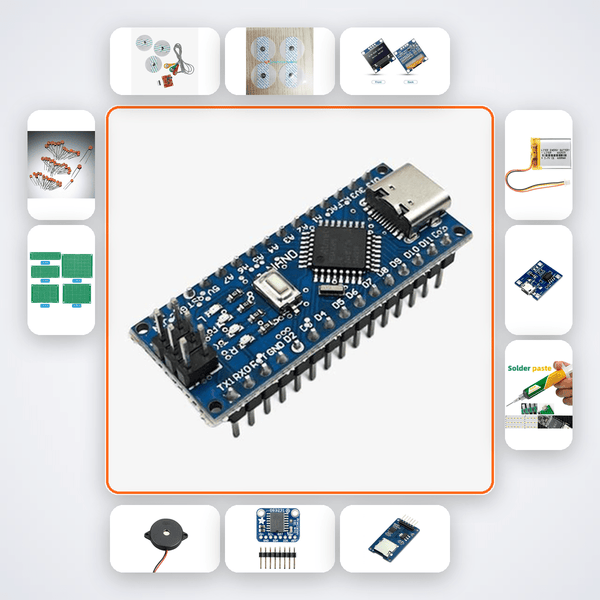 Pacemaker Simulator: Arduino Nano Kit with AD8232 ECG - Compoden