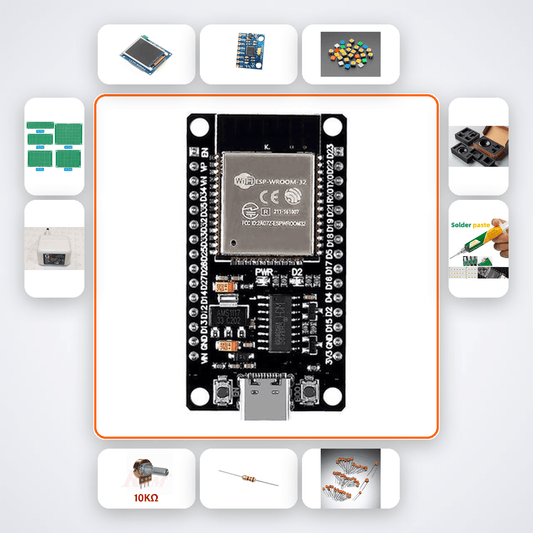 Particle Physics Bubble Chamber Sim Variant 30 Kit with ESP32 + MPU6050 - Compoden