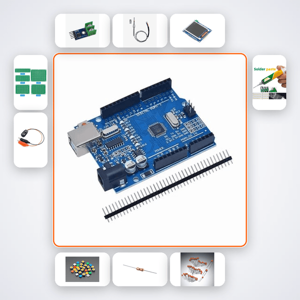 PCB Reflow Oven Controller Kit with Arduino Uno + Relay - Compoden