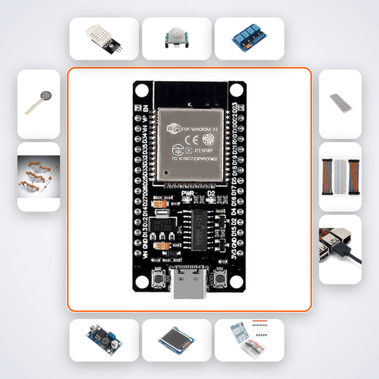 Pet Activity Monitor Advanced Kit with ESP32 + DHT22 - Compoden