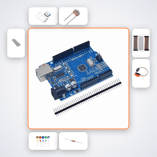 Pet Activity Monitor Pro Kit with Arduino Uno + LDR - Compoden