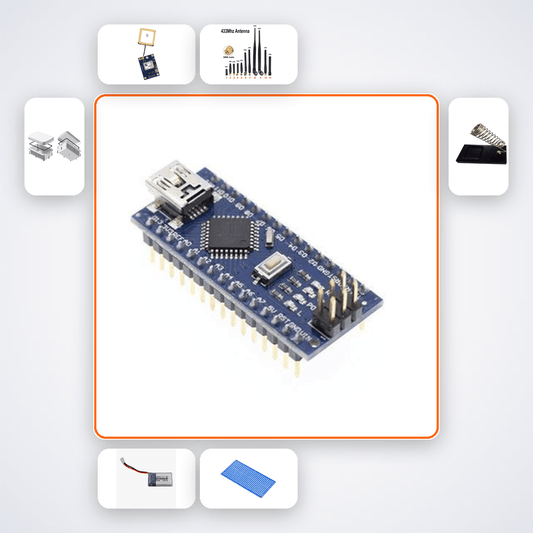 Pet GPS Collar Tracker Kit with Arduino Nano - Compoden