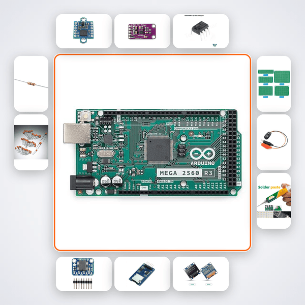 Photoacoustic Gas Sensor Demo Kit with Arduino Mega + LED - Compoden