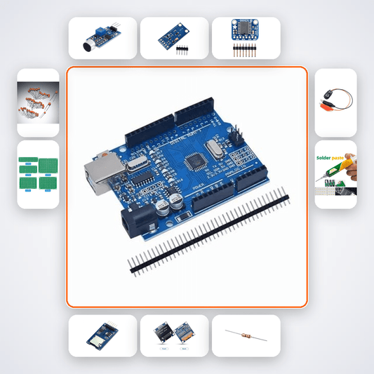 Photosynthesis Rate Oxygen Monitor Kit with Arduino Uno + LED - Compoden