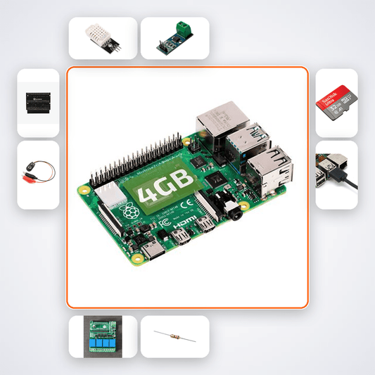 Pi 4 Digital Twin Sensor Shadow Kit with Raspberry Pi 4 + DHT22 - Compoden