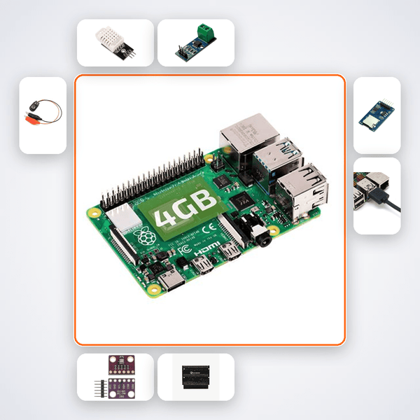 Pi 4 Grafana Live Sensor Analytics Kit with Raspberry Pi 4 + DHT22 - Compoden