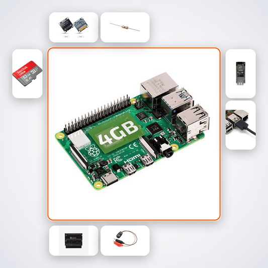 Pi 4 Network Ad Blocker Pi-hole Kit with Raspberry Pi 4 + LED - Compoden