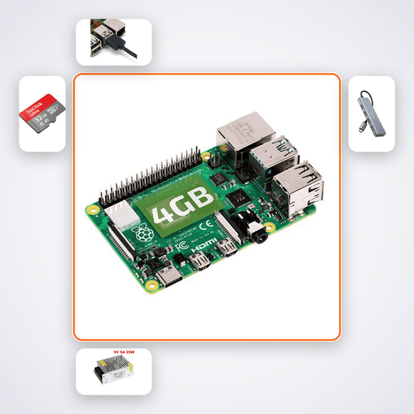 Pi 5 AI Object Detection Webcam Kit with Raspberry Pi 5 - Compoden