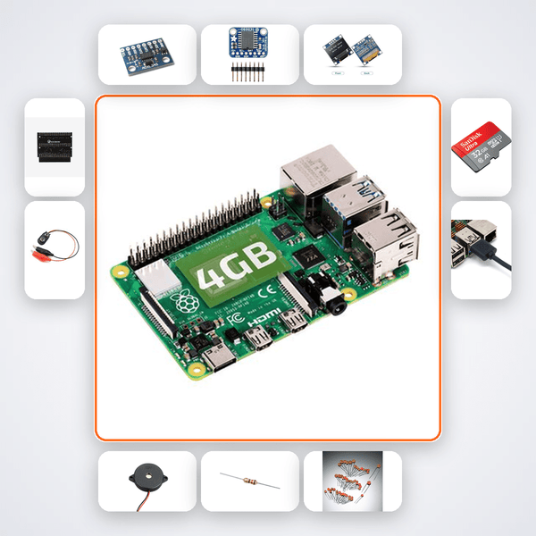 Pi 5 Edge AI Anomaly Detection Kit with Raspberry Pi 5 + LED - Compoden