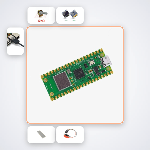 Pi Pico ADC Voltage Logger - Compoden