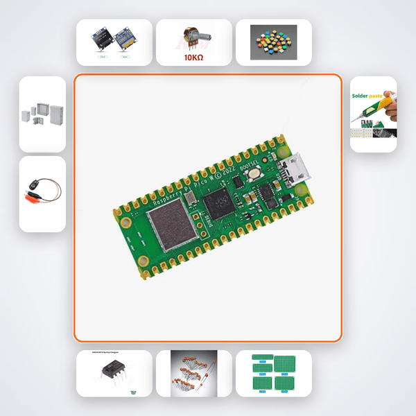 Pi Pico Oscilloscope Kit - Compoden