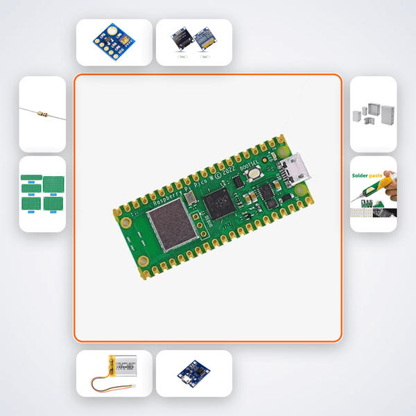 Pi Pico UV Index Wearable - Compoden